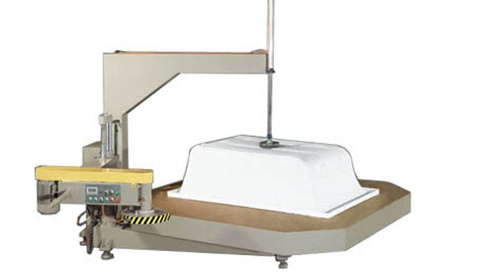 KT-398J Turntable-Type Edge Trimming Machine in Heavy-Duty For Sanitary Ware Materia