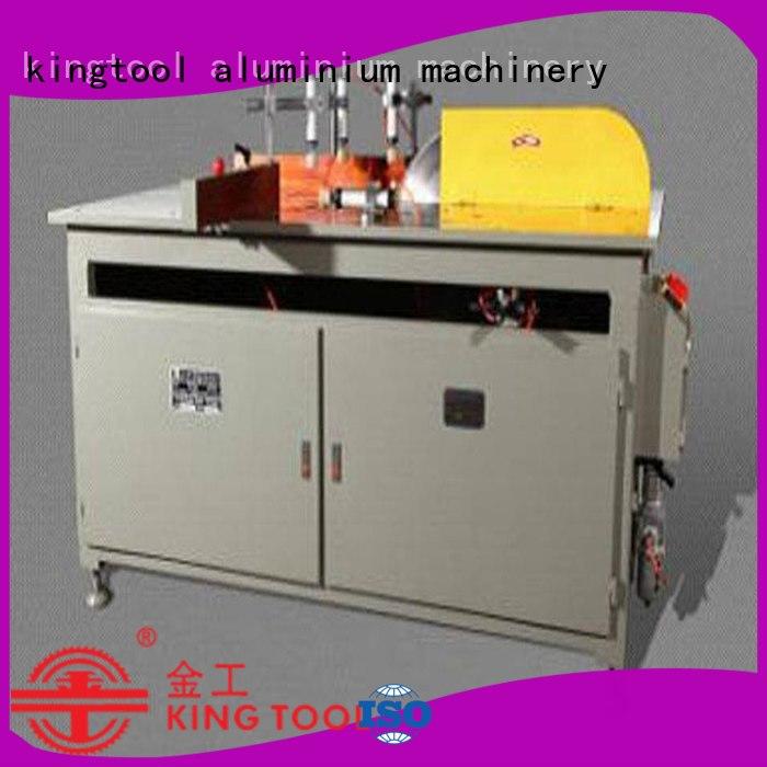 kingtool aluminium machinery mitre automatic aluminium cutting machine for curtain wall materials in factory