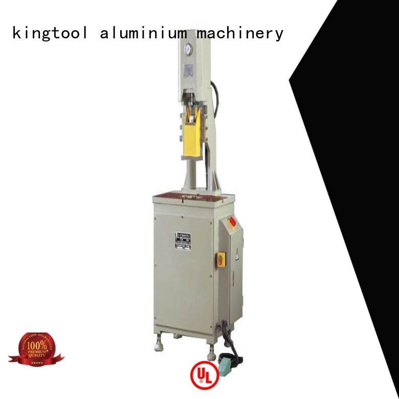 kingtool aluminium machinery aluminum punching machine double aluminum profile column