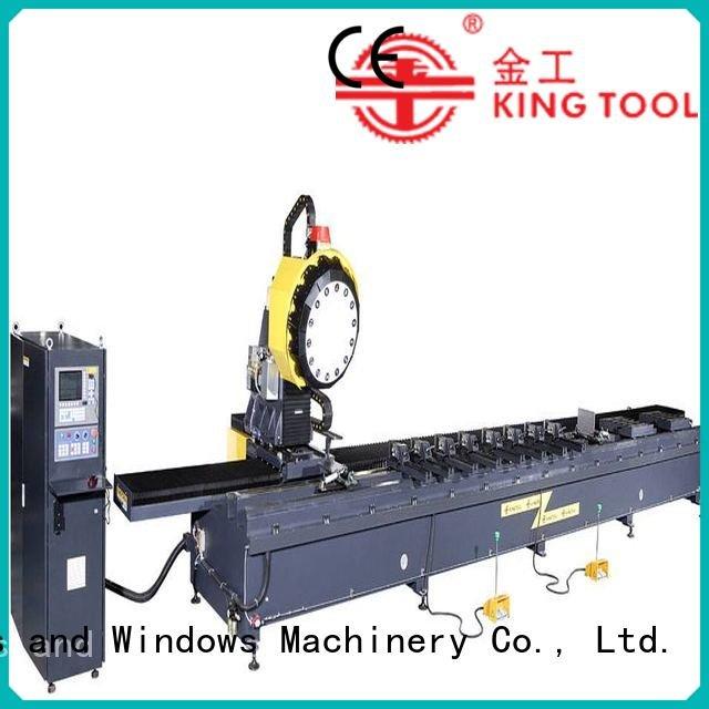 profile cutting machining cnc router aluminum kingtool aluminium machinery
