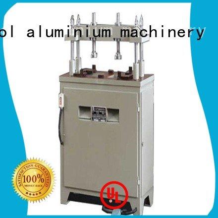 kingtool aluminium machinery aluminium punching machine double pnumatic machine