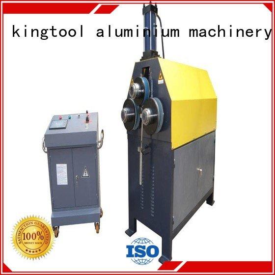 automatic 3roller cnc aluminium bending machine  kingtool aluminium machinery