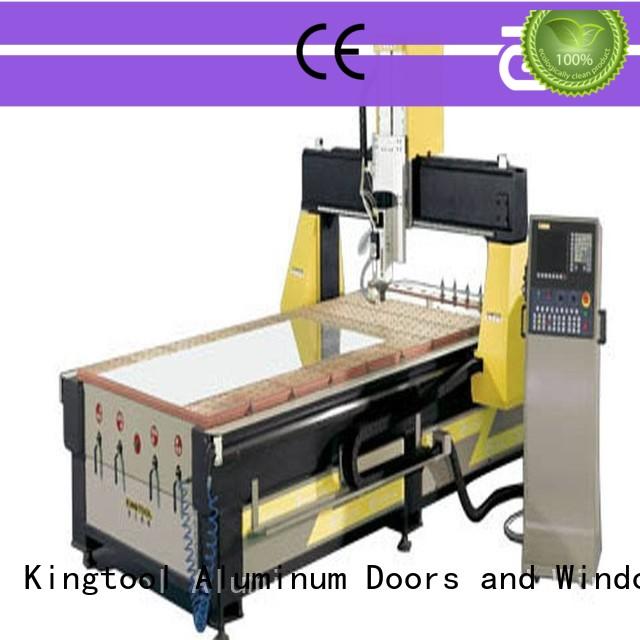 kingtool aluminium machinery cnc aluminum cnc machine in different color for grooving