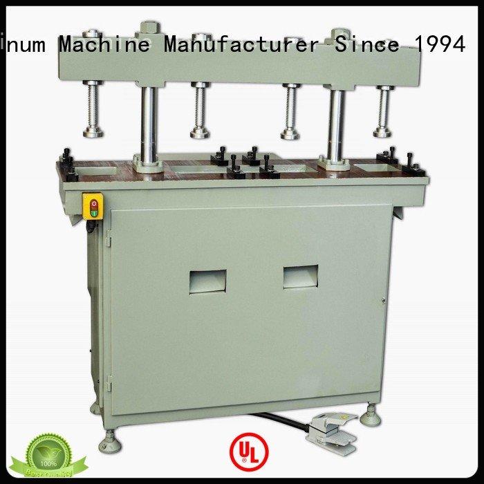 double pnumatic punching aluminium punching machine kingtool aluminium machinery